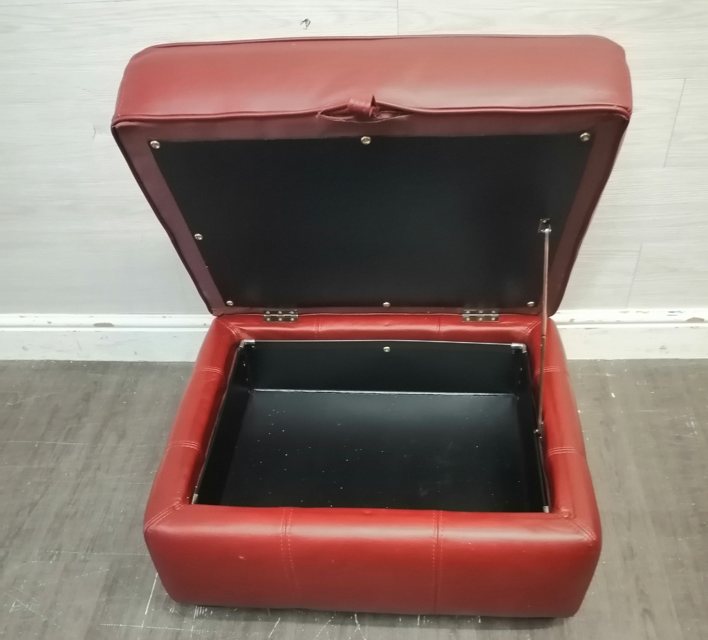 Quality MULTIYORK Leather Storage Footstool Ref: HF18901