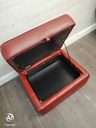 Quality MULTIYORK Leather Storage Footstool Ref: HF18901