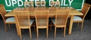 QUALITY HEAL'S TABLE AND 8 CHAIRS