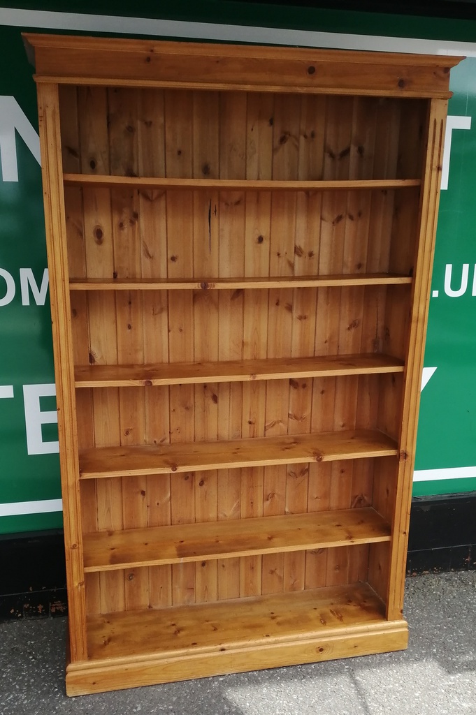 LARGE SOLID PINE BOOKCASE