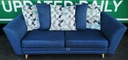 LOVELY DFS SOFA AND MATCHING FOOTSTOOL