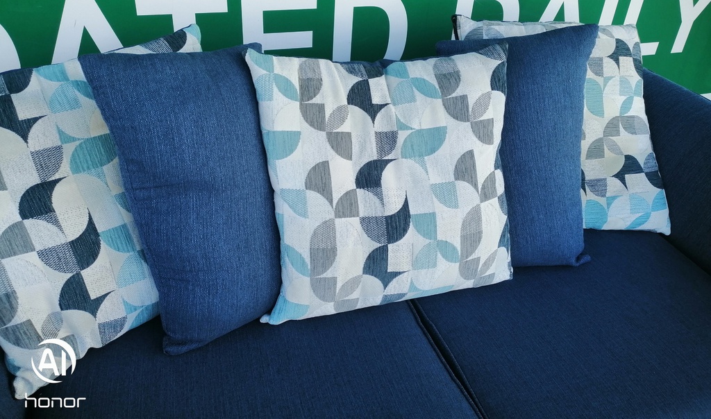 LOVELY DFS SOFA AND MATCHING FOOTSTOOL