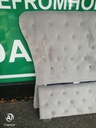 LOVELY GREY BUTTON BACK 5ft BED FRAME