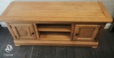 QUALITY OAK TV BENCH