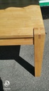 LOVELY LARGE BLOCK OAK DINING TABLE