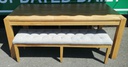LOVELY LARGE BLOCK OAK DINING TABLE