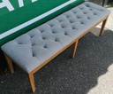 Great Oak / fabric Bench