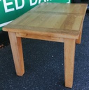 QUALITY OAK EXTENDING DINING TABLE