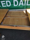 QUALITY OAK EXTENDING DINING TABLE