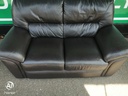 Quality Dark Brown  Leather Two Seater Sofa