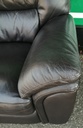 Quality Dark Brown Leather Armchair