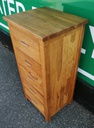 Oak Wellington Chest of Five Drawers