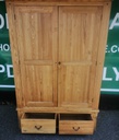 LARGE OAK WARDROBE