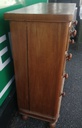 Large old antique chest of 5 drawers