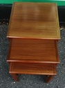 Retro Teak Style  Nest of Three Tables