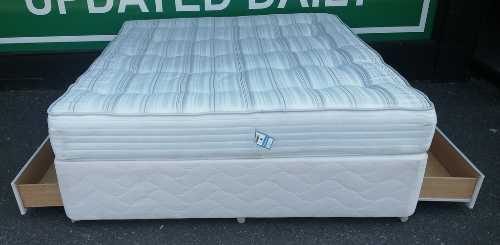 6ft super king  mattress &amp; divan set