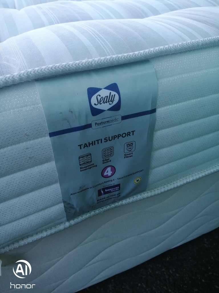 6ft super king  mattress &amp; divan set