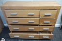LARGE 8 DRAWER MERCHANT STYLE CHEST