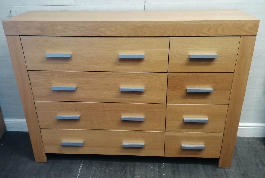 LARGE 8 DRAWER MERCHANT STYLE CHEST