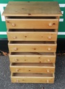 Quality Neat Solid Pine Tall 6 Drawer Chest