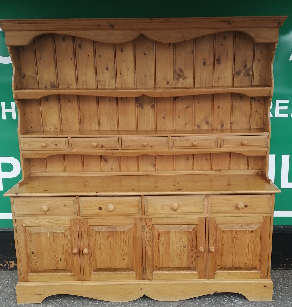 Quality large solid pine dresser