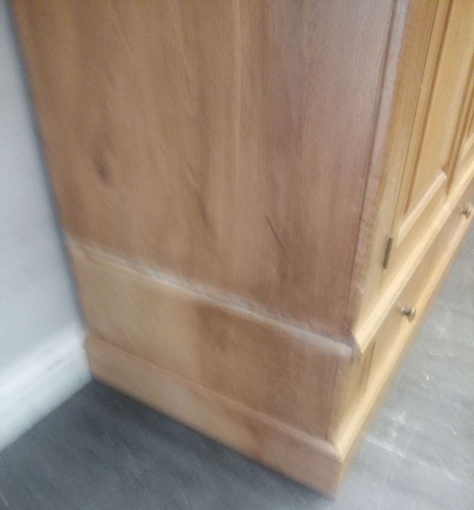 LARGE OAK WARDROBE WITH DRAWER