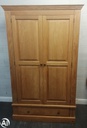 LARGE OAK WARDROBE WITH DRAWER
