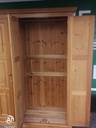 Quality triple solid pine wardrobe