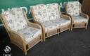 CANE THREE PEICE SUITE