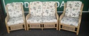 CANE THREE PEICE SUITE
