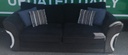 Large DFS Black Toned Three Seater SOFA
