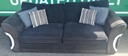 Large DFS Black Toned Three Seater SOFA