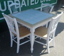Neat Tile Top Table and Four Chairs