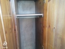 Triple  dark pine wardrobe