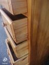 PINE FIVE DRAWER WELLINGTON CHEST