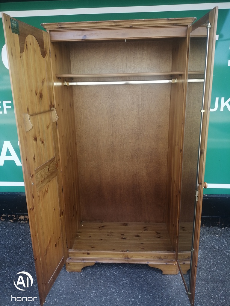 DUCAL Pine Double Wardrobe