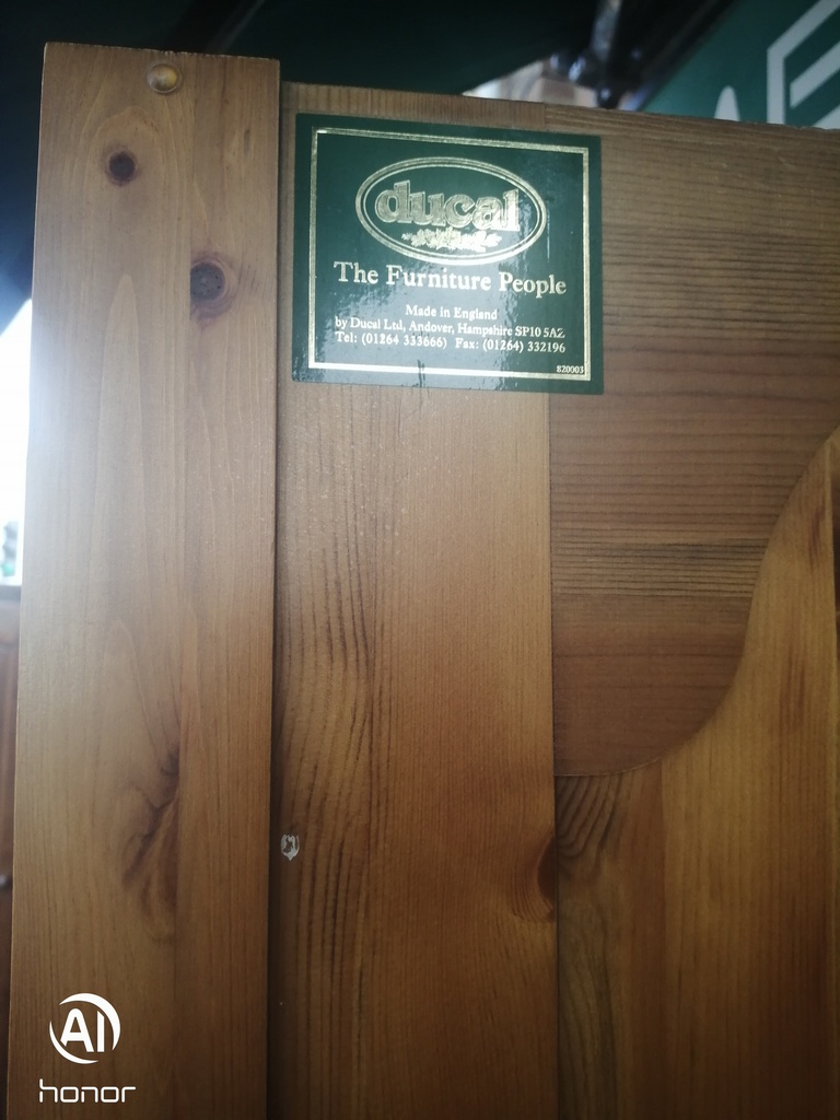 DUCAL Pine Double Wardrobe