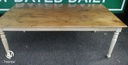 LARGE RUSTIC STYLE DINING TABLE