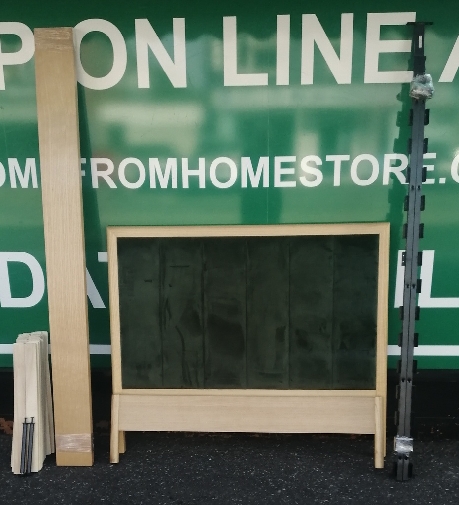 4FT BEECH / GREEN QUALITY BED FRAME