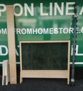 4FT BEECH / GREEN QUALITY BED FRAME
