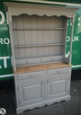 SOLID PINE SHABBY CHIC GREY PAINTED DRESSER UNIT