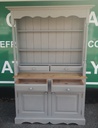 SOLID PINE SHABBY CHIC GREY PAINTED DRESSER UNIT