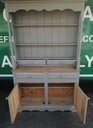 SOLID PINE SHABBY CHIC GREY PAINTED DRESSER UNIT