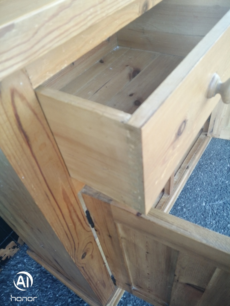 Lovely Rustic Pine Dresser