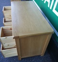 QUALITY OAK TV BENCH