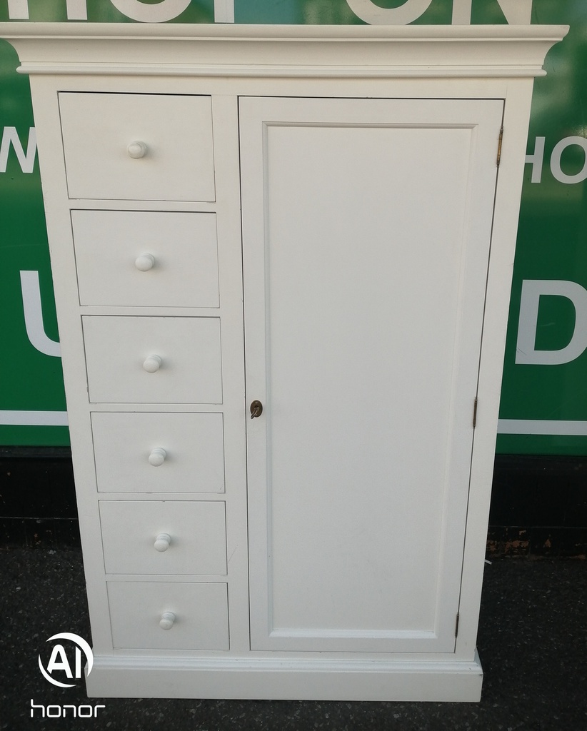 Lovely White Combi Wardrobe