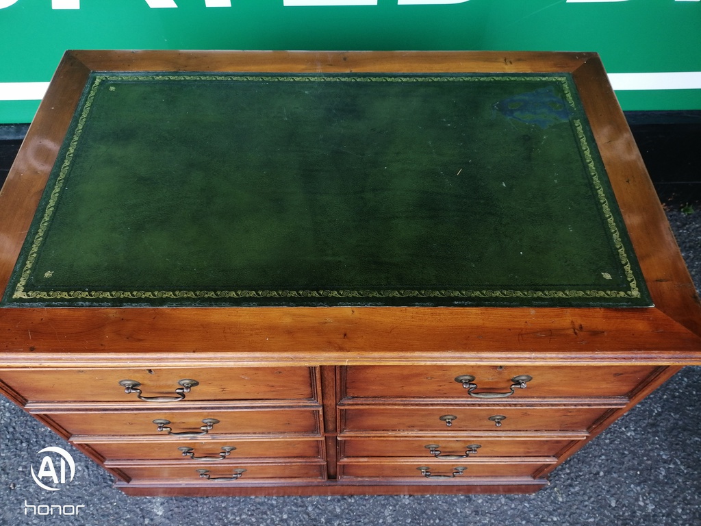 Repro Mahogany Four Drawer Filing Cabinet