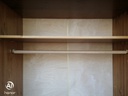 PINE TOP BOX DOUBLE WARDROBE WITH DRAWERS