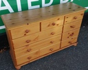 Pine 9 drawer merchant style chest