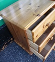 Pair of pine bedsides chests